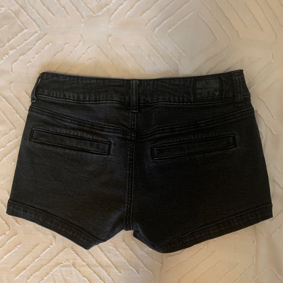 American Eagle black jean shorts - Picture 2 of 3